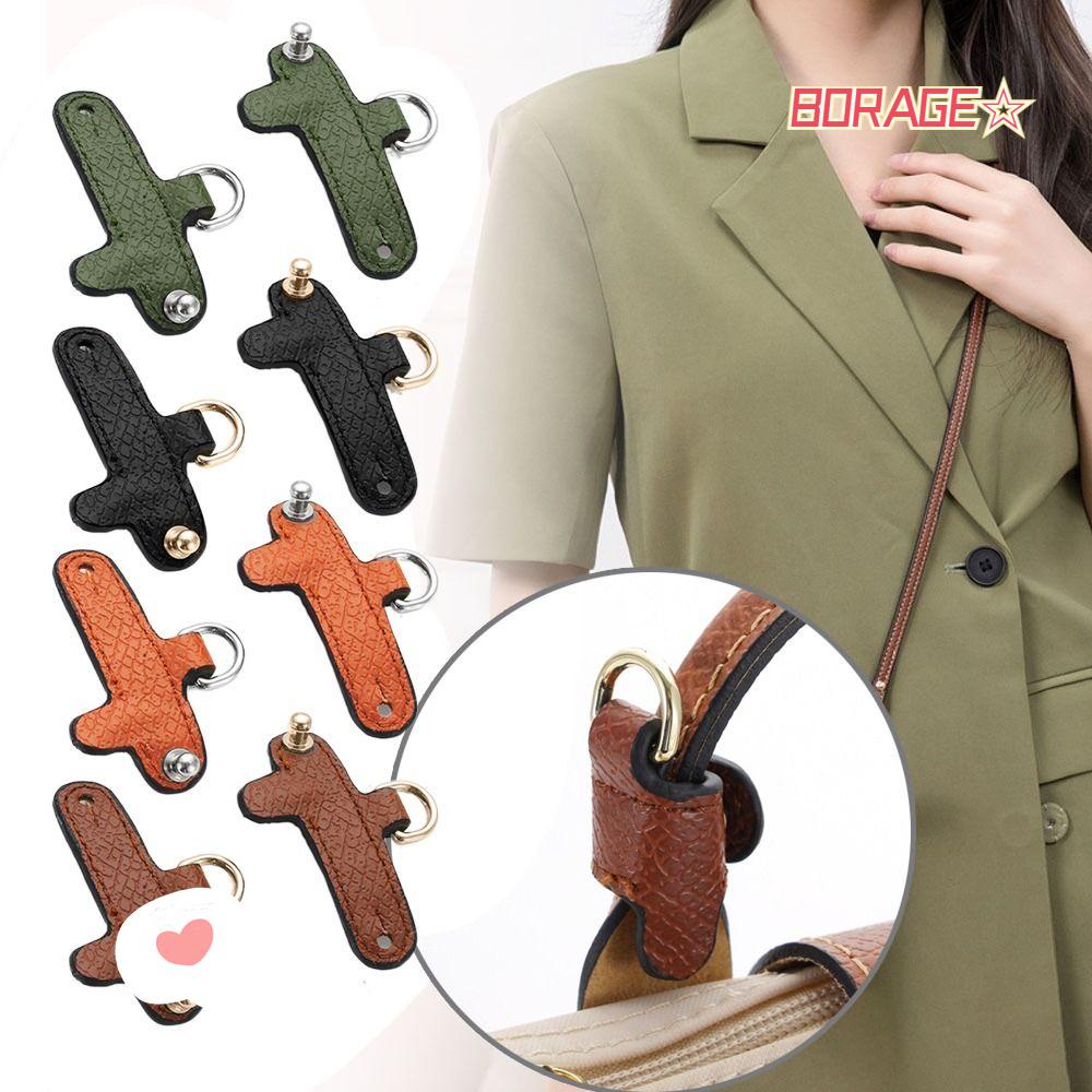BORAG Dây Đeo Túi Xách Bằng Da Thật Không Đục Lỗ Có Khóa Thay Thế Tiện Dụng
