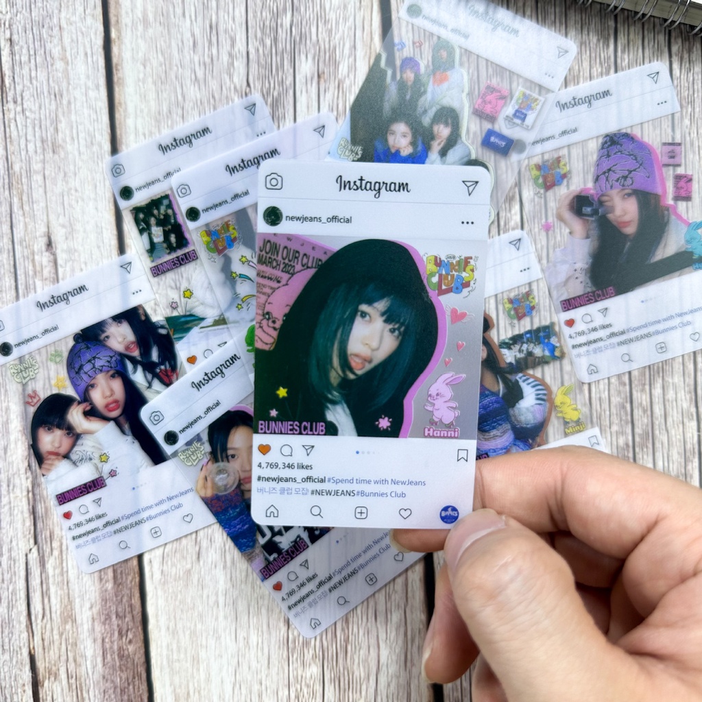 Twice READY TO BE INS Transparent Photocard PVC Card