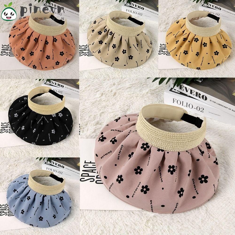 PINEVN Mũ Lưỡi Trai Hở Chóp Chống Tia Uv Họa Tiết Chấm Bi Thời Trang