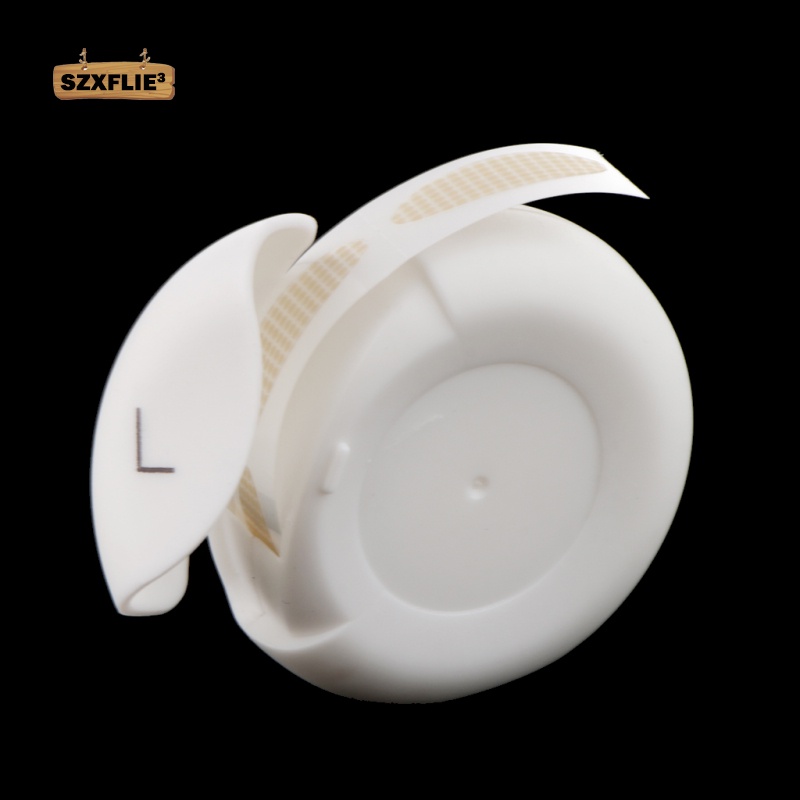 Set 300 Miếng Dán Kích Mí Vô Hình Kèm Hộp Đựng Màu Cam