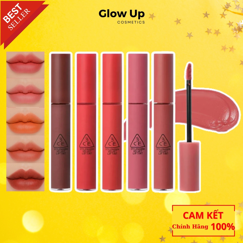 Son Kem Lì 3CE Velvet Lip Tint 4g Son Kem 3CE Mềm Mịn Căng Bóng