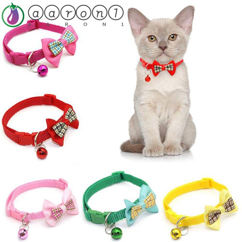 AARON1 Vòng Cổ Thắt Nơ An Toàn Thời Trang Dành Cho Thú Cưng