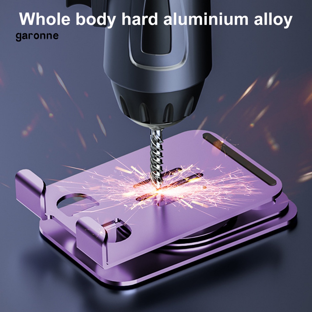 Giá Đỡ Điện Thoại Di Động Bằng Hợp Kim Nhôm Ổn Định Xoay 360 Độ Chống Trượt Có Thể Điều Chỉnh