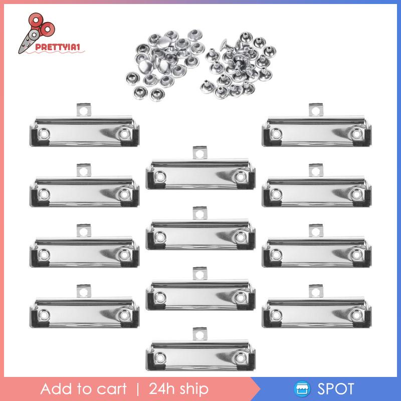 Set 12 Giá Đỡ Bảng Kẹp Bằng Sắt Và Cao Su 3.94 "Tiện Dụng Cho Trường Học / Văn Phòng