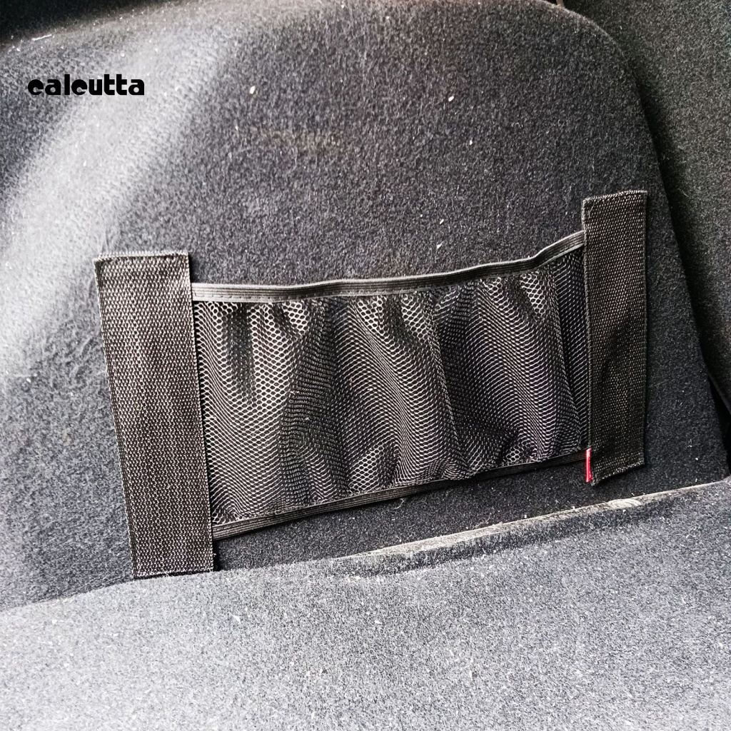 [calcutta] Lưới Cốp Sau Xe Hơi Dạng Lưới Một Lớp Co Giãn Tốt Không Dễ Vỡ Chống Ăn Mòn Màu Đen Tiện Lợi