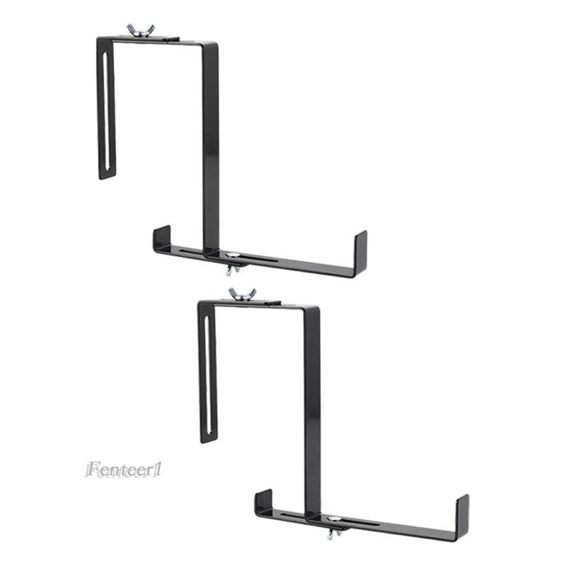 Set 2 Giá Đỡ Chậu Cây Bằng Thép Carbon Có Móc Treo Tiện Dụng