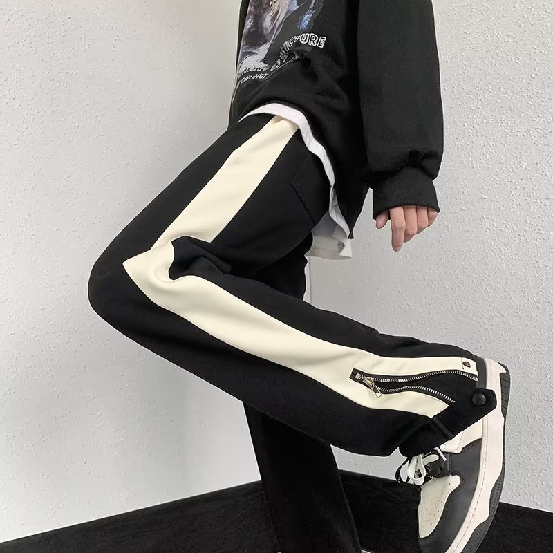 Quần Dài Thể Thao Dáng Rộng Có Khóa Kéo Thời Trang Mùa Hè Cho Nam