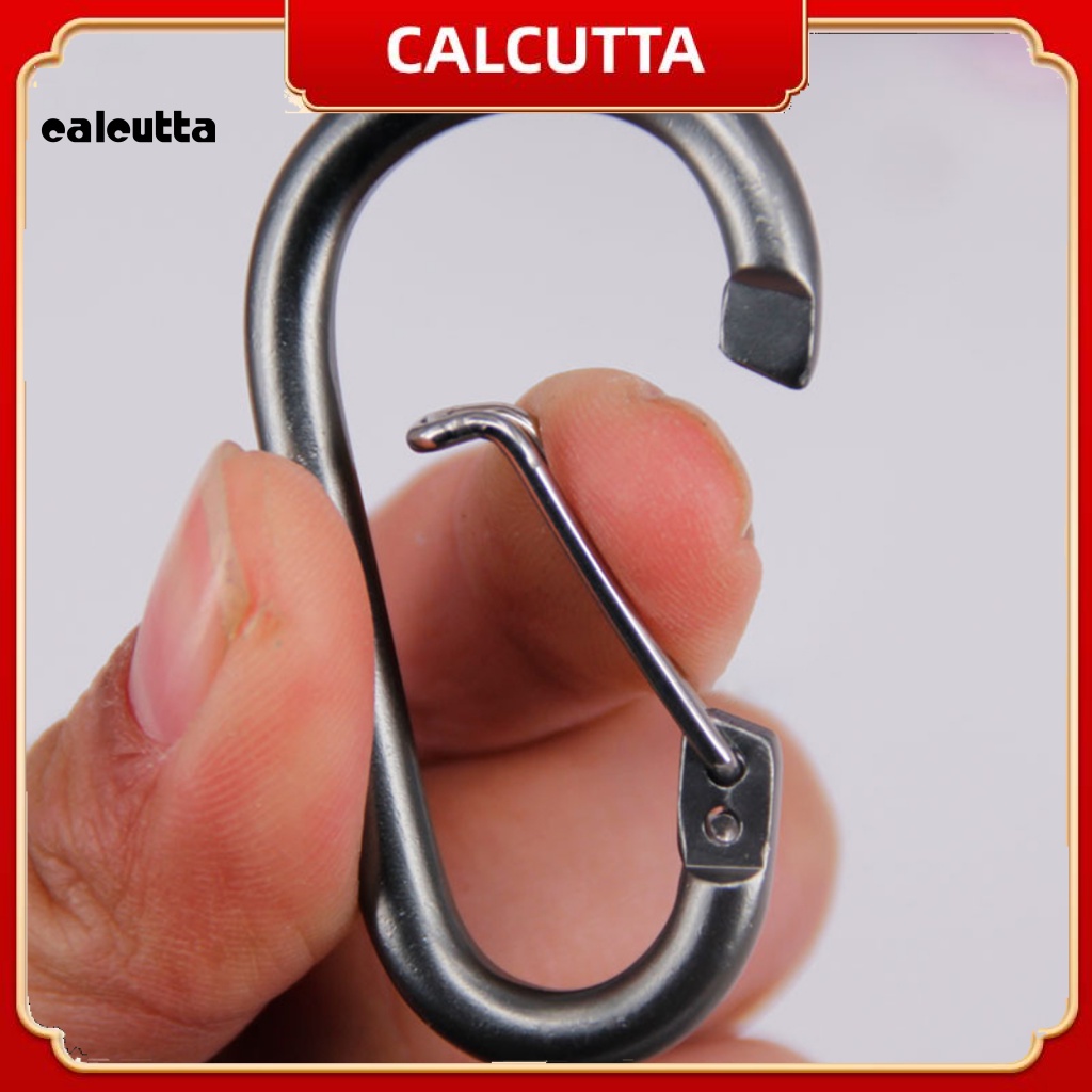 Bộ 3 Móc Khóa Chữ D Bằng Hợp Kim Nhôm Chống Thấm Nước Tiện Dụng Mang Theo Du Lịch Cắm Trại