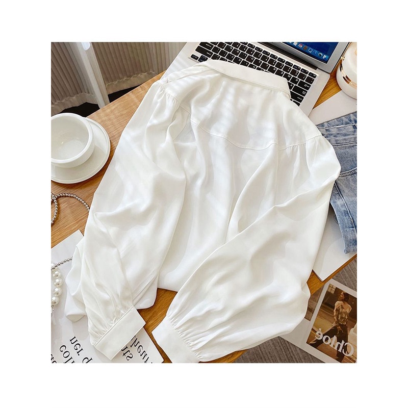 Áo Sơmi DàI Tay Thêu Hoa Xinh XắN Cho Nữ