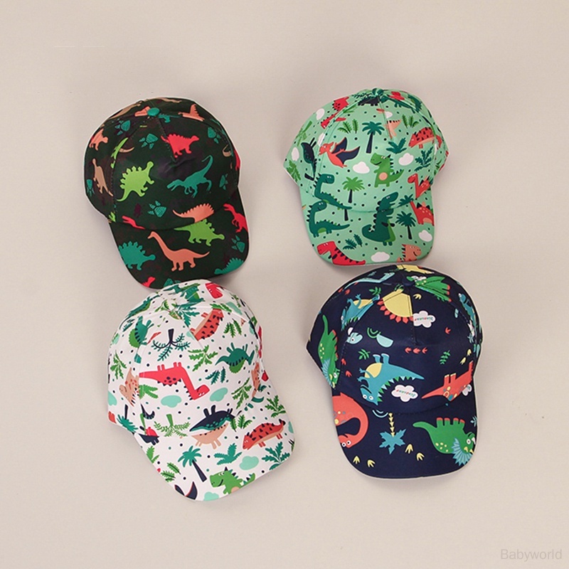Mũ Lưỡi Trai Chống Nắng In Họa Tiết Khủng Long Hoạt Hình Thời Trang Mùa Hè Cho Bé Trai Và