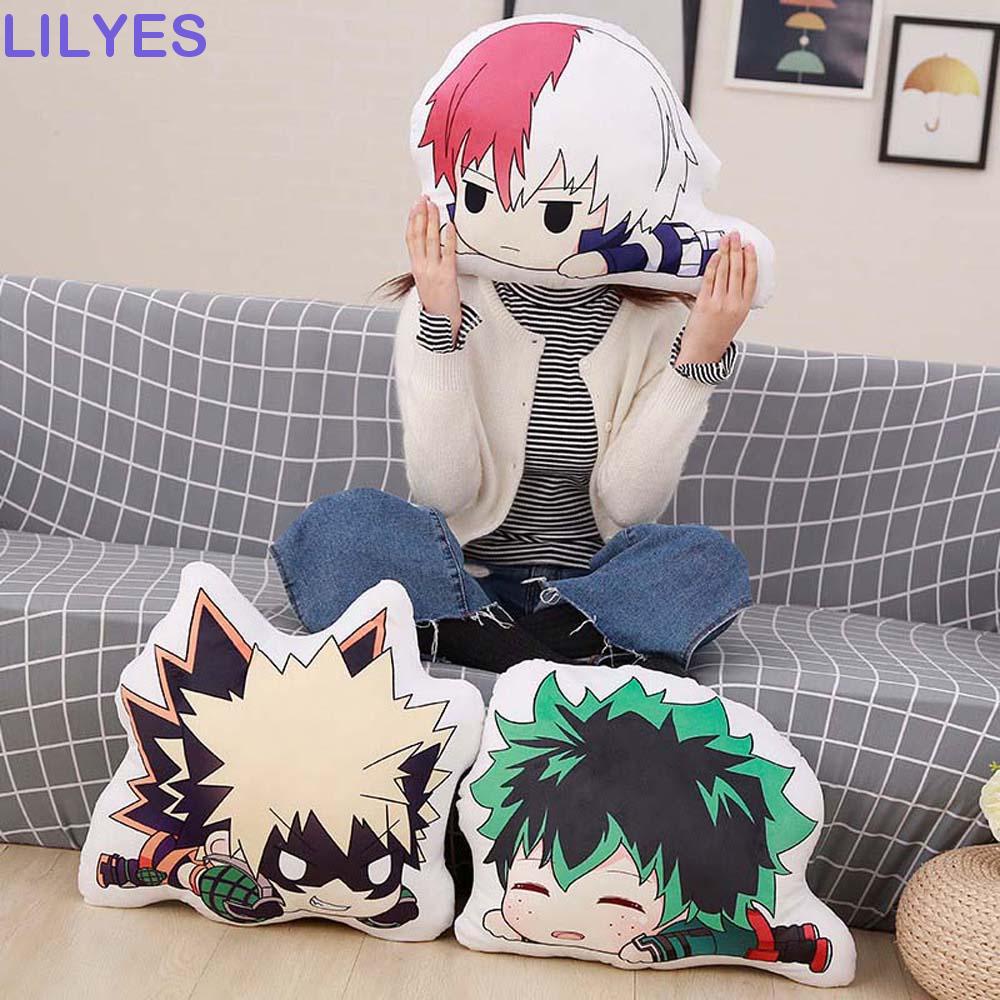 LILYES Thú Nhồi Bông Hình Nhân Vật Todoroki Shoto Bakugou Katsuki Midoriya Izuku Hoạt Hình My Hero Academia