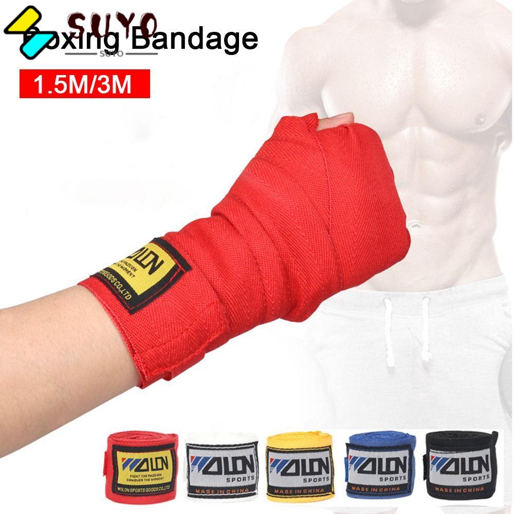 SUYO Bộ 2 Cuộn Băng Quấn Bảo Vệ Tay Tập Boxing MMA