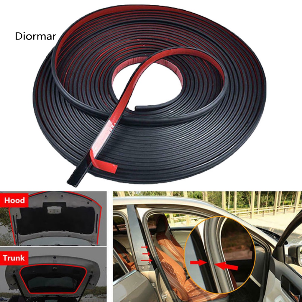 Cuộn Băng Keo Hai Mặt Bằng Cao Su Bảo Vệ Mép Cửa Xe Hơi