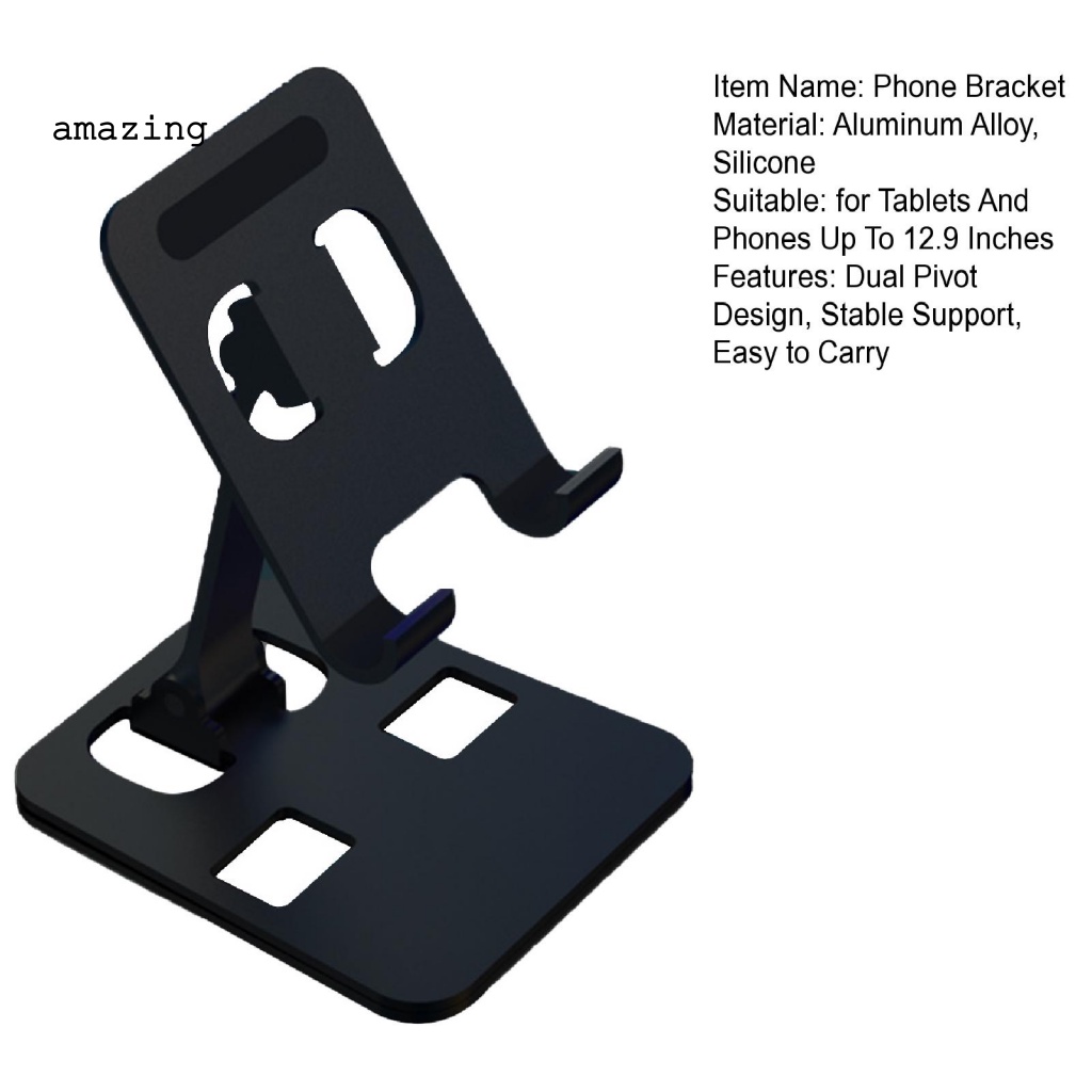 Giá Đỡ Điện Thoại / Máy Tính Bảng Hai Khớp Xoay Chống Trượt Đa Năng