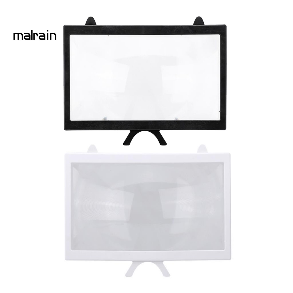 Dụng Cụ Phóng Đại Màn Hình Điện Thoại Ống Kính Cong 12 Inch Trong Suốt Có Thể Gập Lại