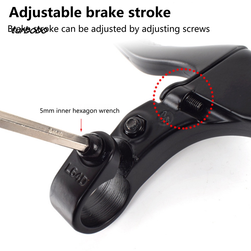 1 Cặp Tay Thắng Xe Đạp Bằng Hợp Kim Nhôm Có Thể Điều Chỉnh