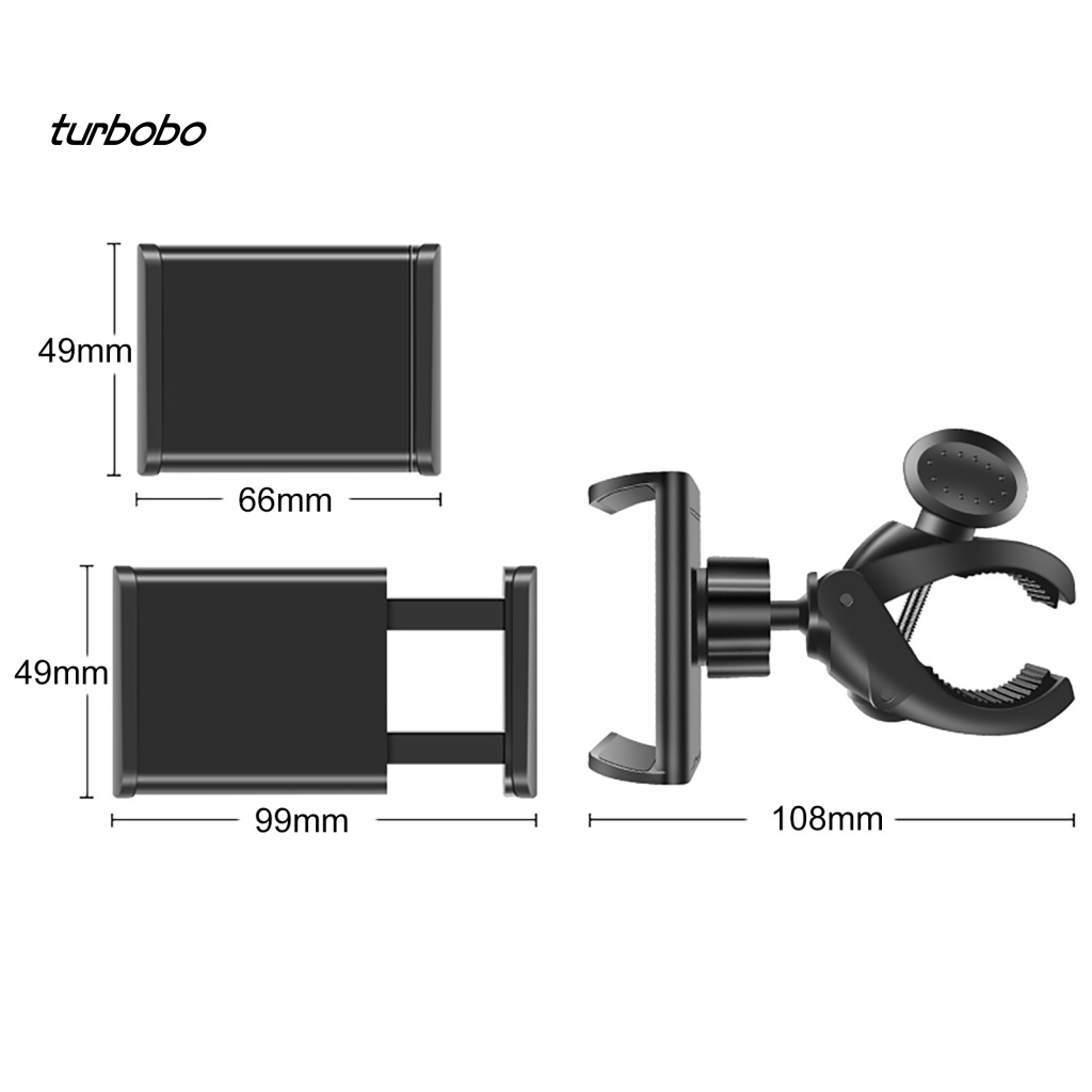 Turbobo Giá Đỡ Điện Thoại Gắn Tay Lái Xe Đạp Chống Rung Lắc Tiện Dụng