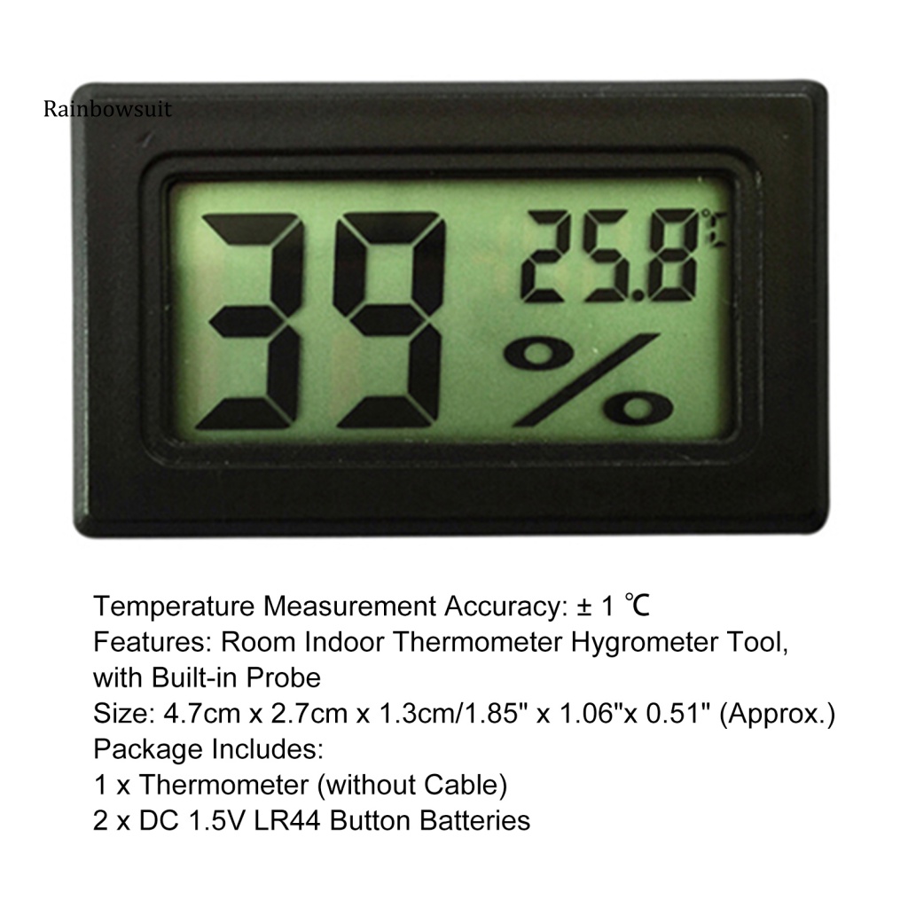 Đồng Hồ Đo Nhiệt Độ Và Độ Ẩm Độ Chính Xác Cao Đa Năng Dành Cho Gia Đình