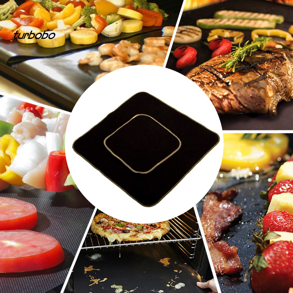 Bộ 2 Tấm Thảm Trải Chịu Nhiệt Chống Cháy Tiện Dụng Cho Tiệc Nướng Bbq Ngoài Trời