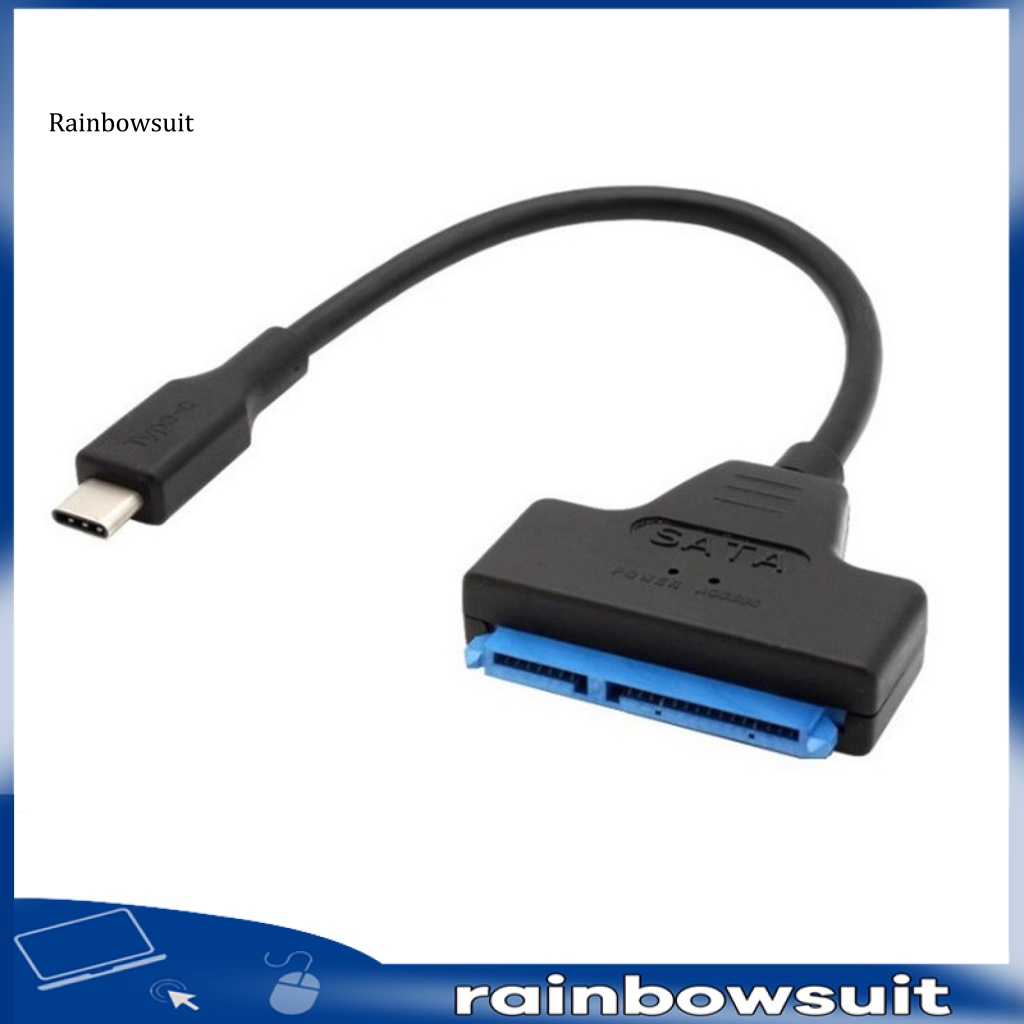 Cáp Chuyển Đổi Ổ Cứng SSD USB31 Type-C Sang SATA 22pin Tốc Độ Cao Chuyên Nghiệp Cho Ổ Cứng 25 Inch