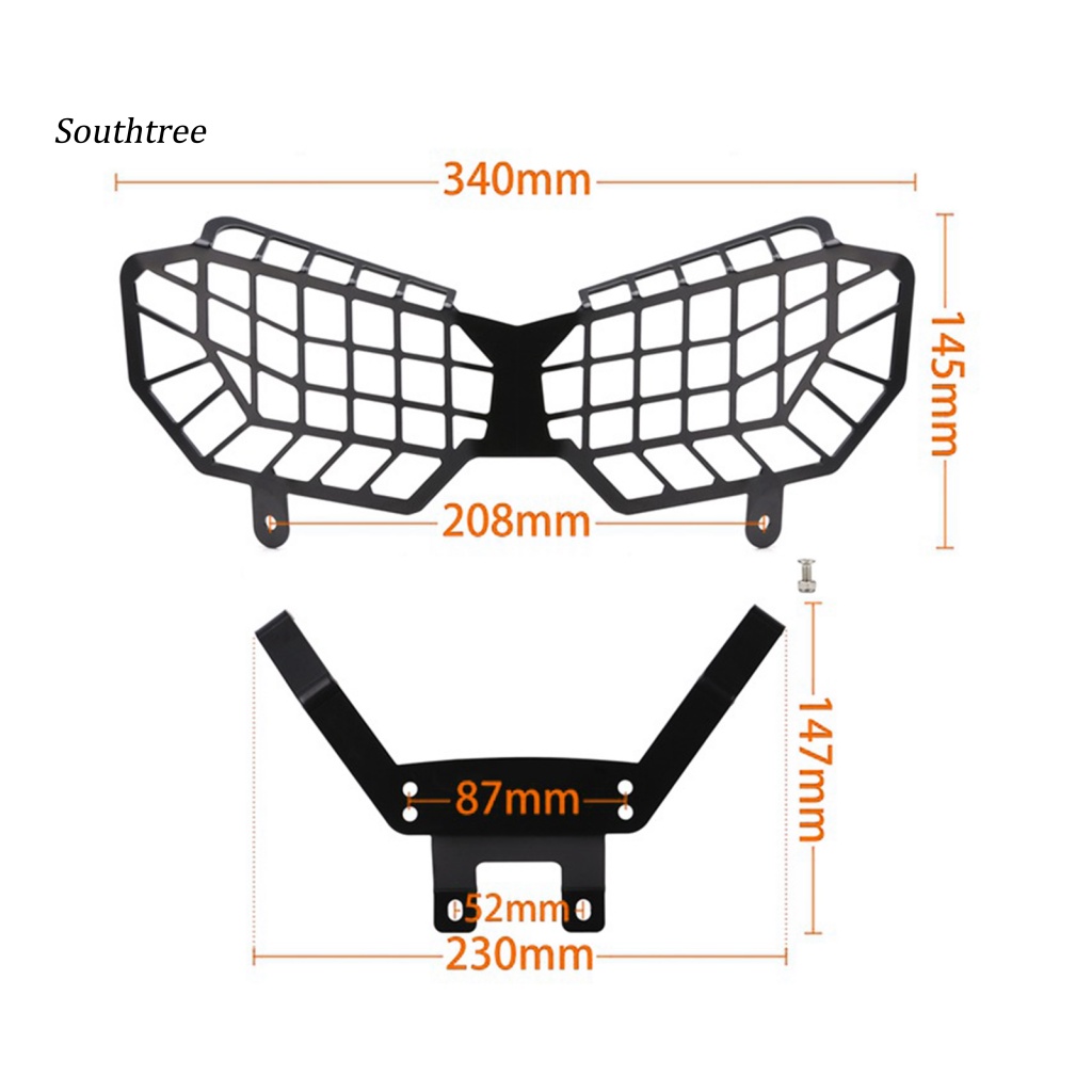 Khung Bảo Vệ Đèn Pha Bằng Sắt Không Phai Cho Xe Mô Tô Honda CRF1000L 16-17