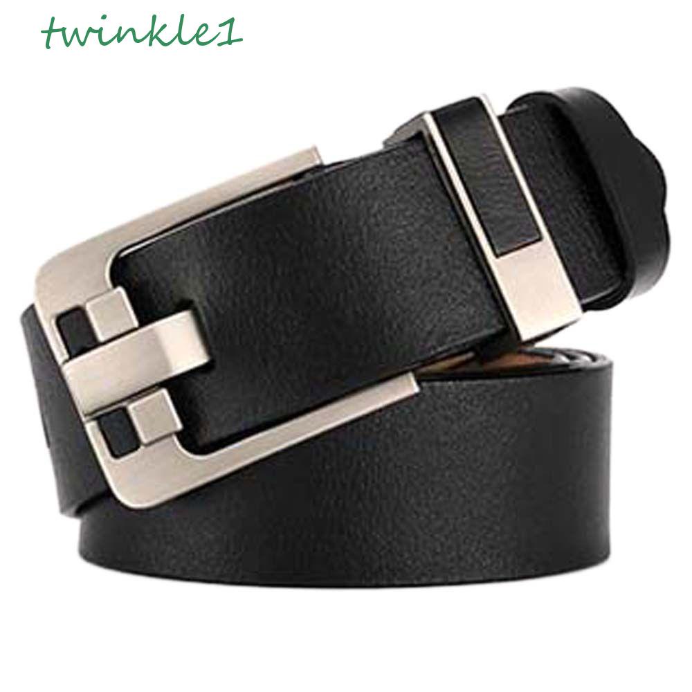 TWINKLE Thắt Lưng Da Bò Chất Lượng Cao Phong Cách Cao Bồi Cho Nam