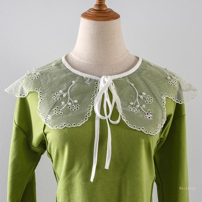 Khăn Choàng Lưới Đính Hạt Ngọc Trai Xuyên Thấu Thiết Kế Tinh Tế Thời Trang Cho Nữ