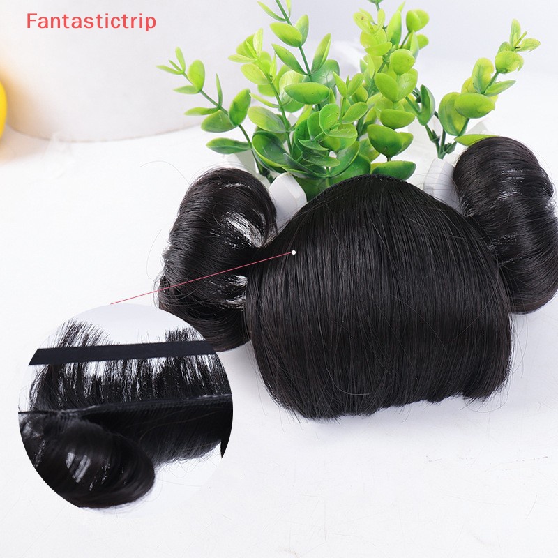 [FantastictripV] Băng Đô Thoáng Khí Với Hai Quả Bóng Nhỏ Đầu Phẳng Cài Tóc Mái Và Phụ Kiện Chụp Ảnh Toàn Diện Mặt Trăng Ins Mới Dành Cho