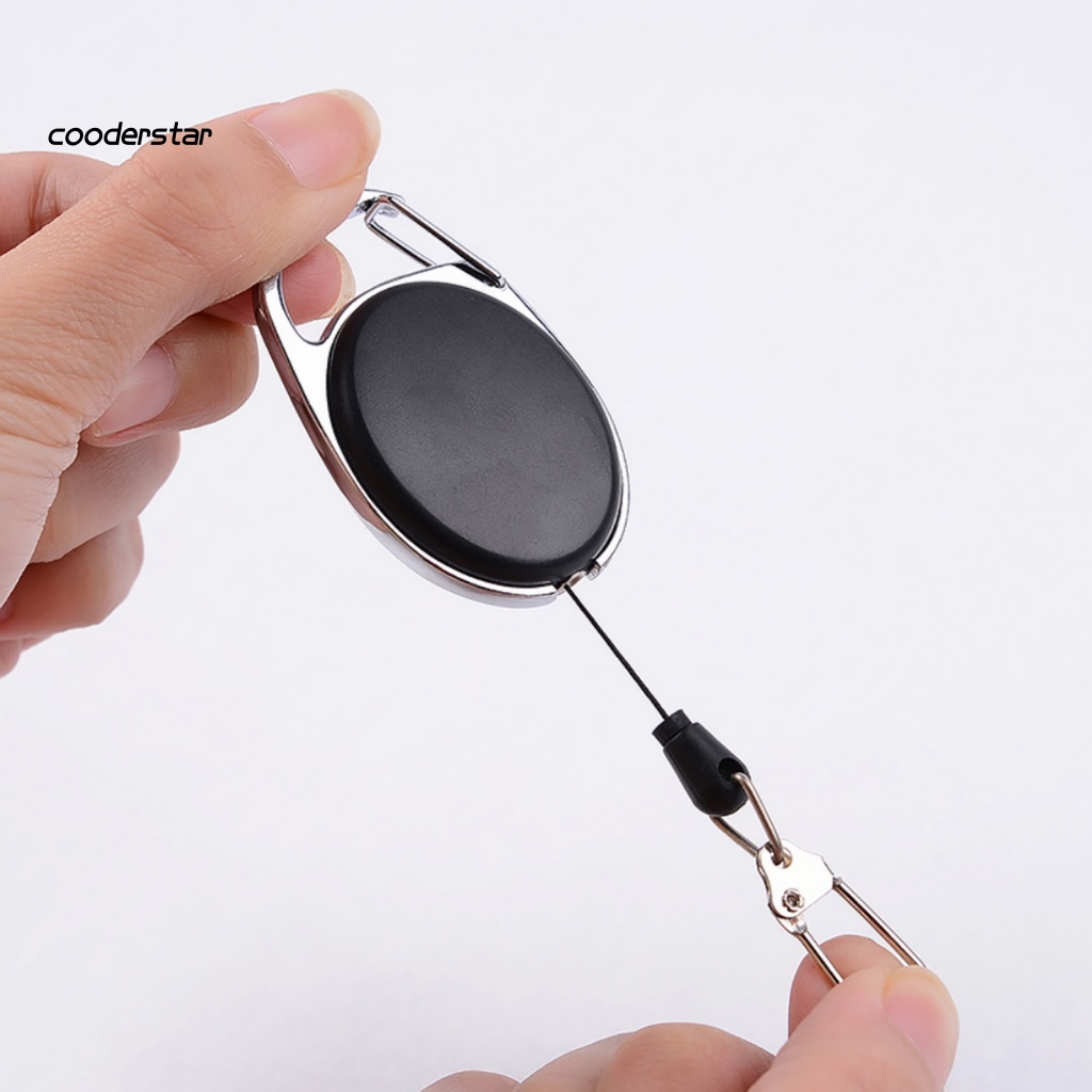 Móc Chìa Khóa Bằng Dây Nylon Bền Chống Thất Lạc Có Thể Thu Gọn