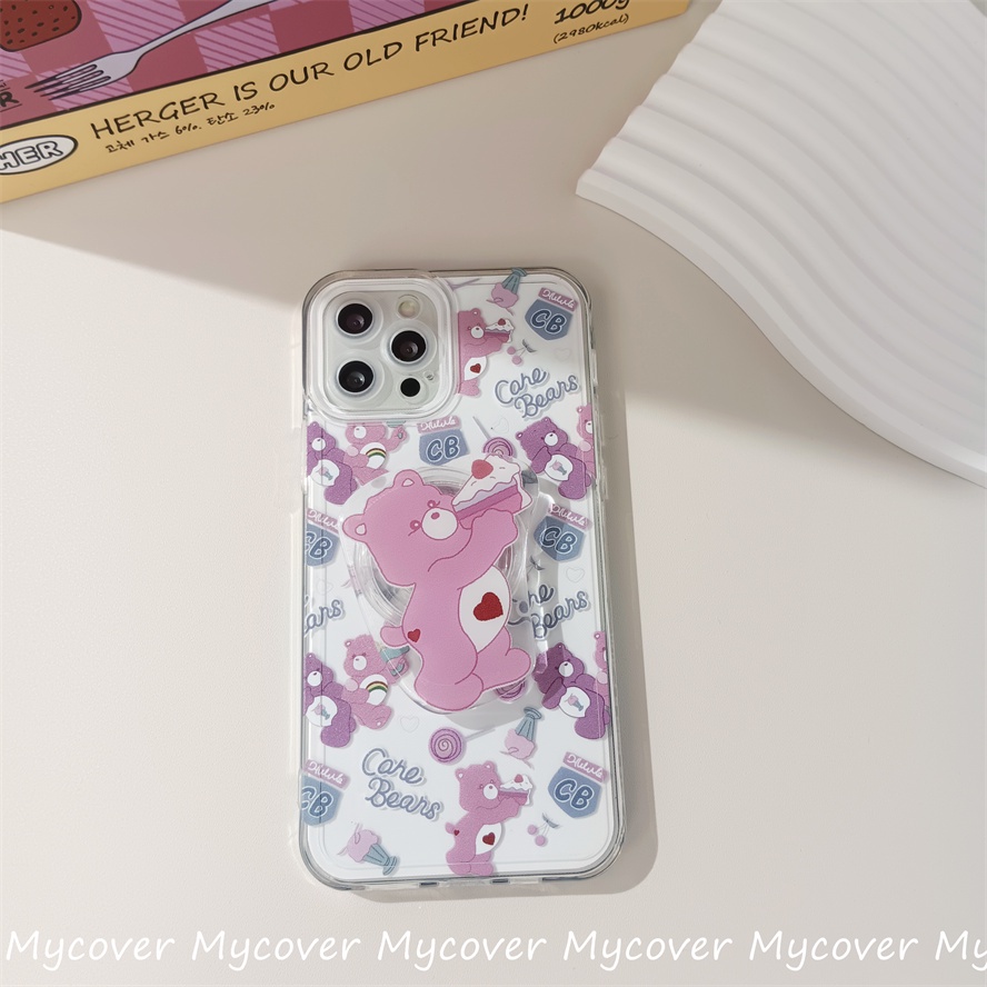 Ốp Điện Thoại Silicone Mềm Chống Sốc In Hình Gấu Cho iPhone 11 12 13 14 Pro Max X Xr Xs 8 7 6 Plus SE 2020