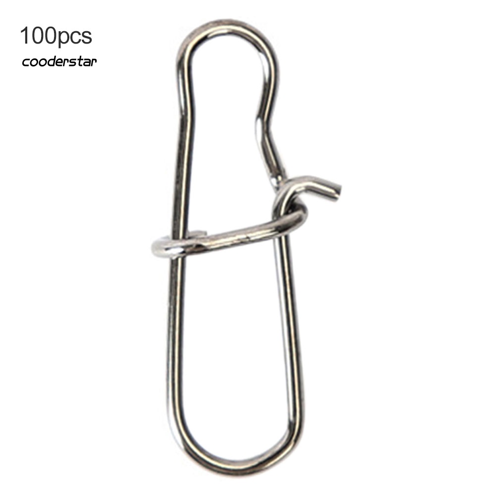 100 Khoen Ma Ní Bằng Thép Không Gỉ Cho Câu Cá