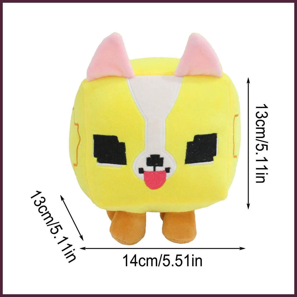 Thú Nhồi Bông Hình Vuông Họa Tiết Hoạt Hình Dễ Thương Cho Mèo Cưng