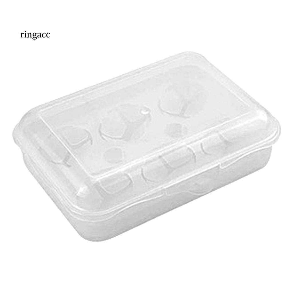 Hộp Đựng Trứng Trong Suốt 2 / 4 / 6 Ngăn Chống Rơi Chống Sốc Tiện Dụng Mang Theo Du Lịch Cắm Trại