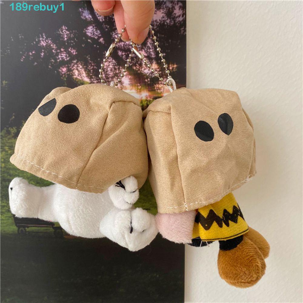 REBUY1 Móc Chìa Khóa Hình Nhân Vật Hoạt Hình Snoopy Đáng Yêu