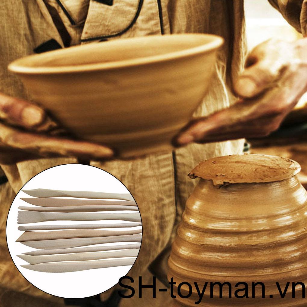 Set 10 Dụng Cụ Điêu Khắc Tạo Hình Đất Sét