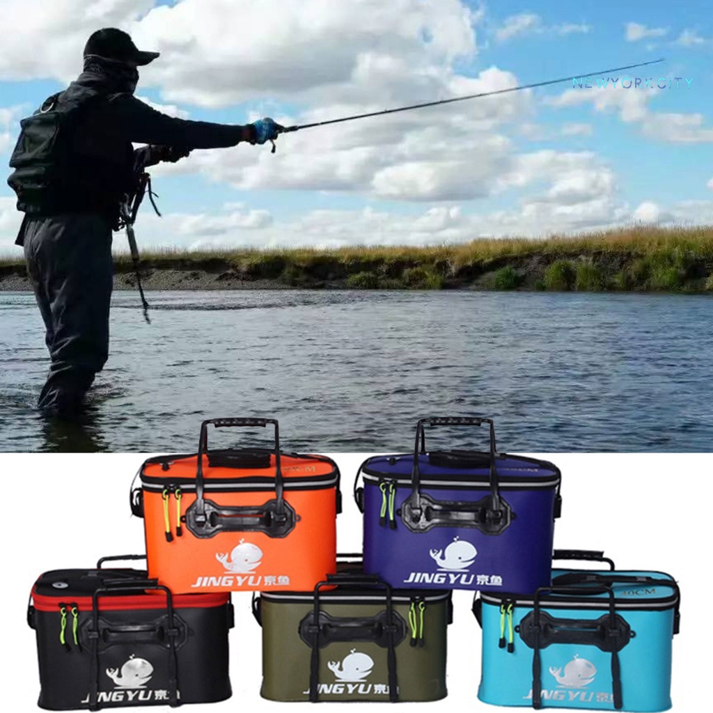 Hộp Đựng Đồ Dùng Câu Cá Chống Thấm Nước Bằng EVA Có Khóa Kéo Tiện Dụng Mang Theo Cắm Trại