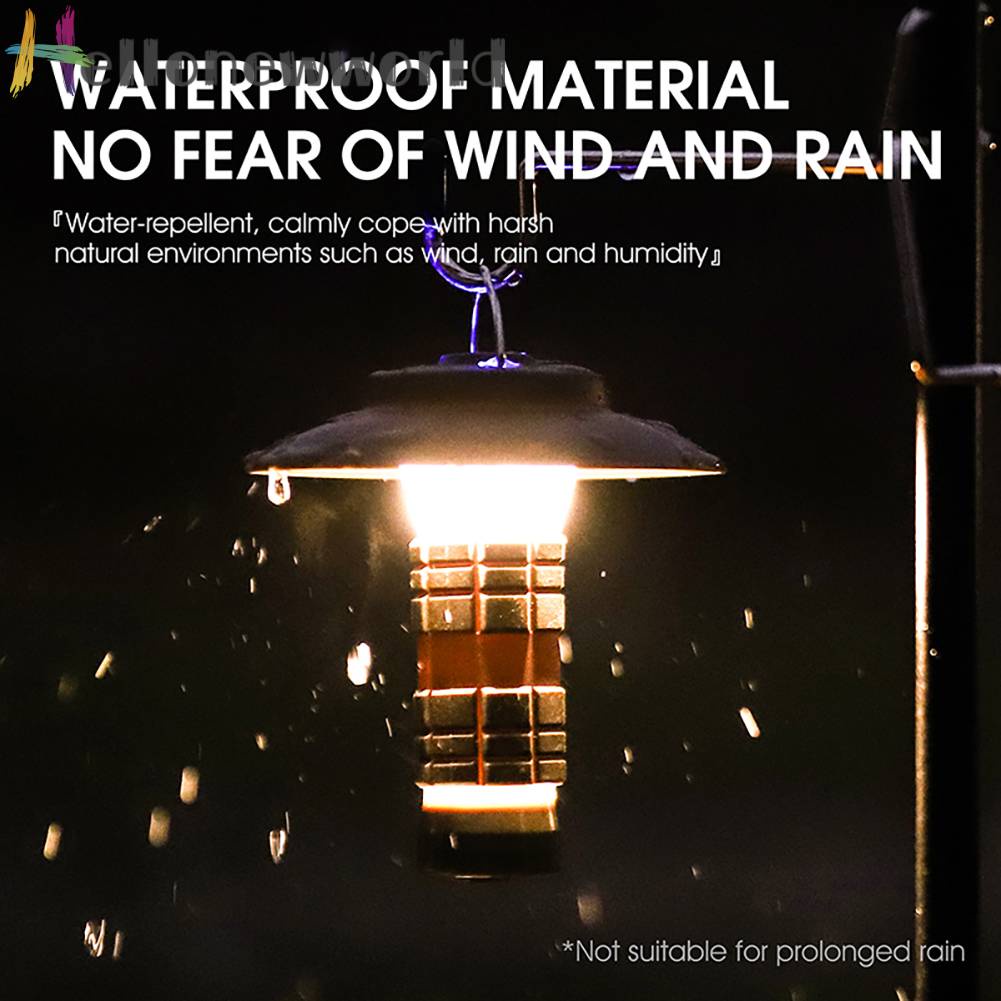 Đèn Pin Sạc USB Mini 2200mAh Mang Đi Cắm Trại Tiện Dụng