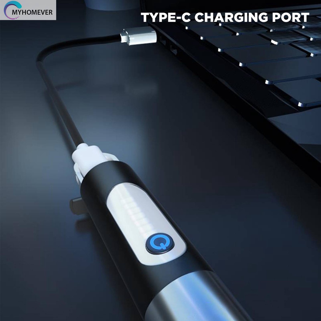 Móc Khóa Đèn Pin Mini 4 Chế Độ 1200mAh Chống Nước Kèm Chụp Đèn