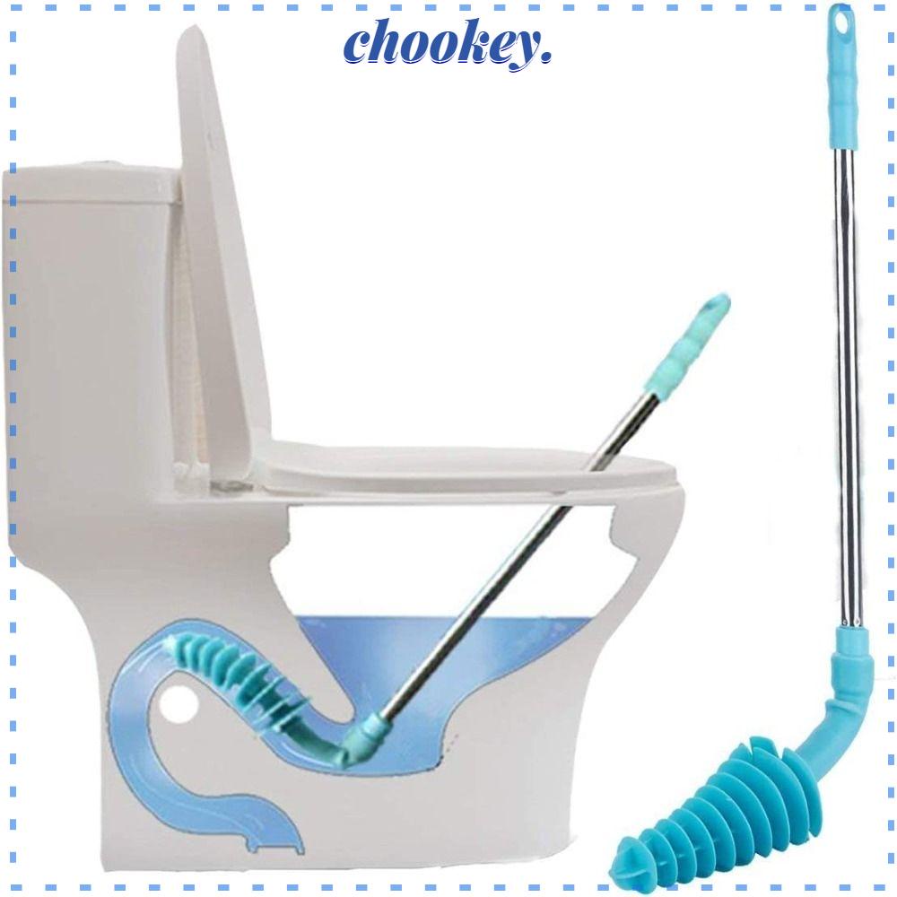 CHOOKEY Tay Cầm Cao Su Bằng Thép Không Gỉ Gắn Ống Nước Toilet