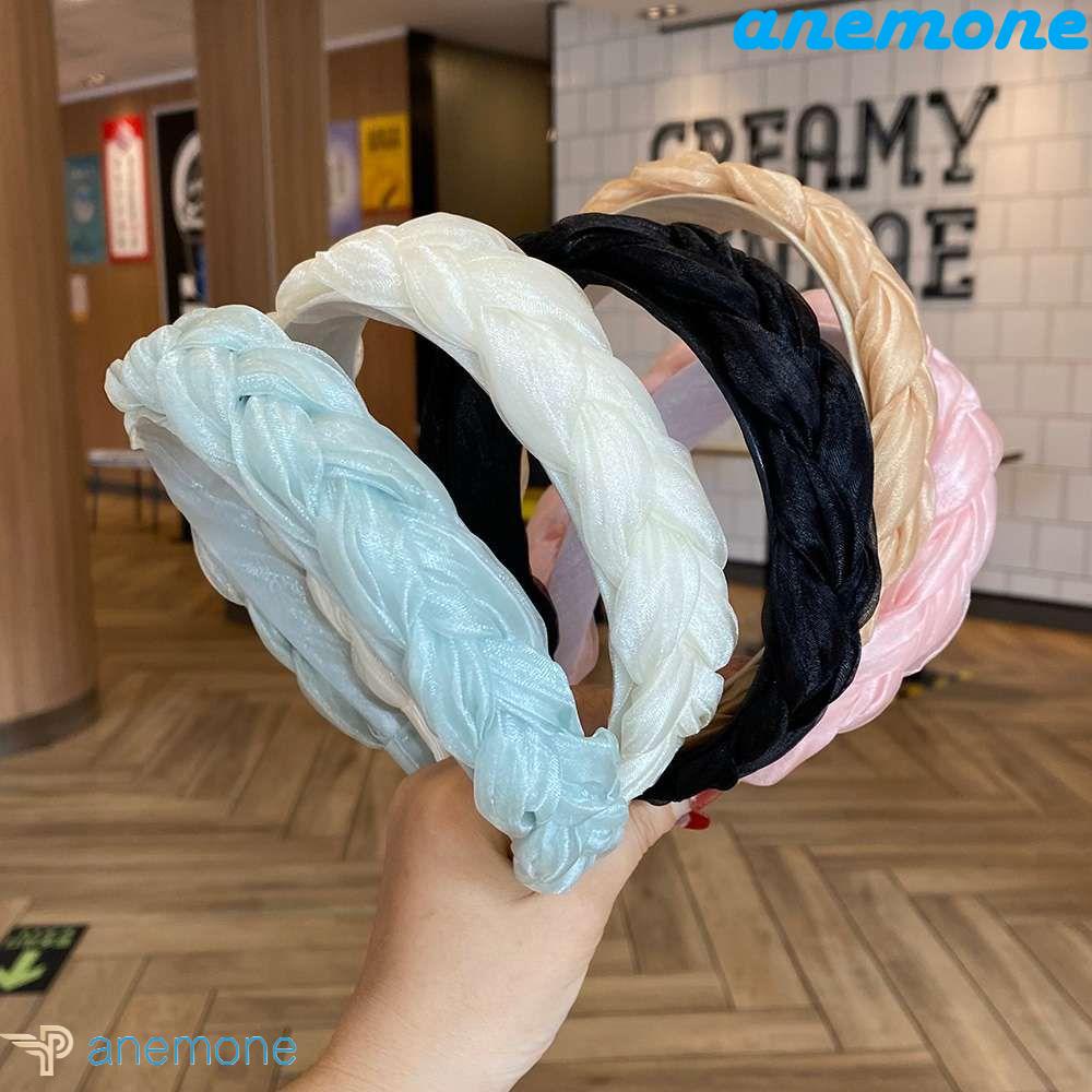 ANEMONE Cài Tóc Organza Xoắn Cổ Điển Dễ Thương Ngọt Ngào Sang Trọng Cho Nữ