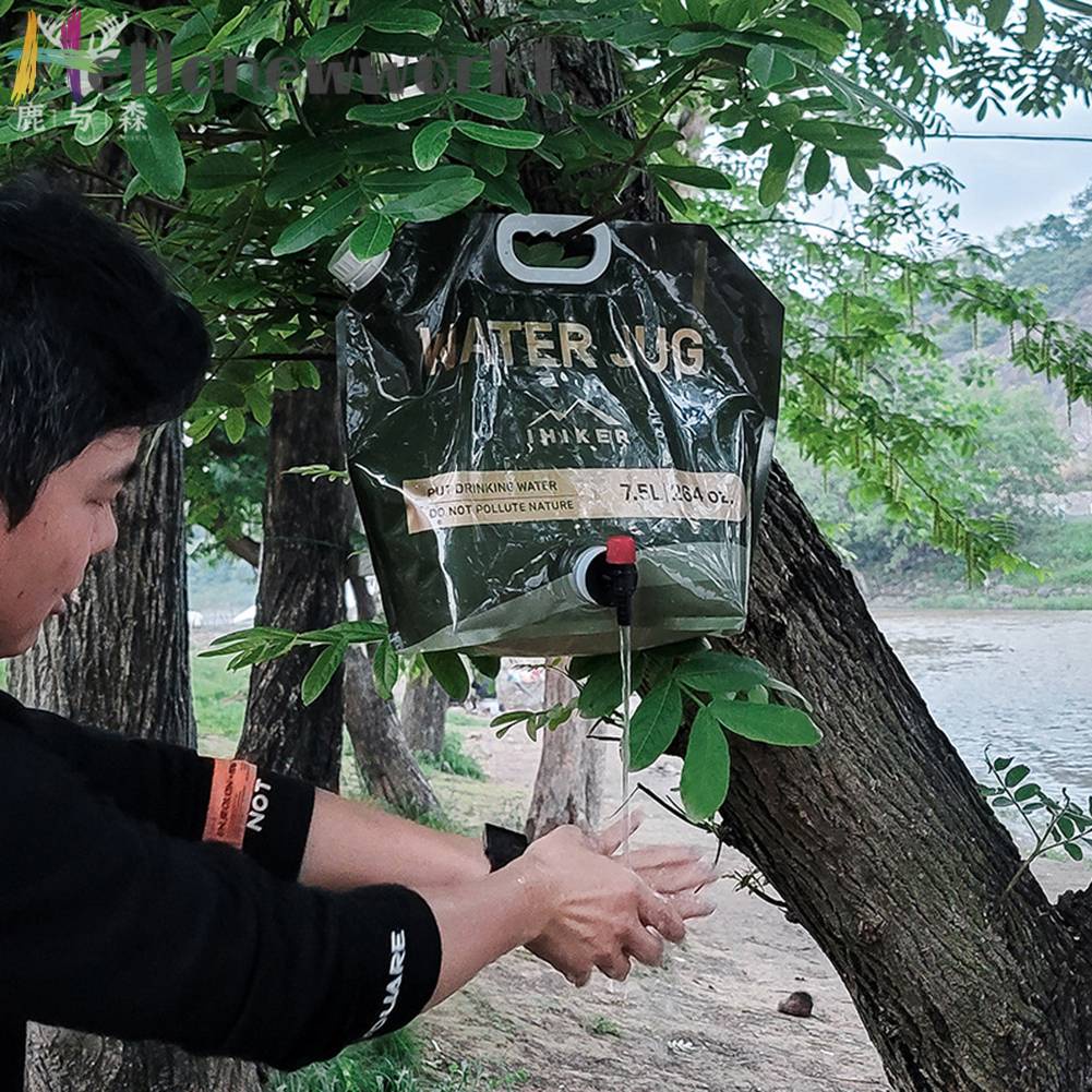 Túi Đựng Nước 7.5L 7.5L Không Rò Rỉ Tiện Dụng Mang Theo Du Lịch Cắm Trại