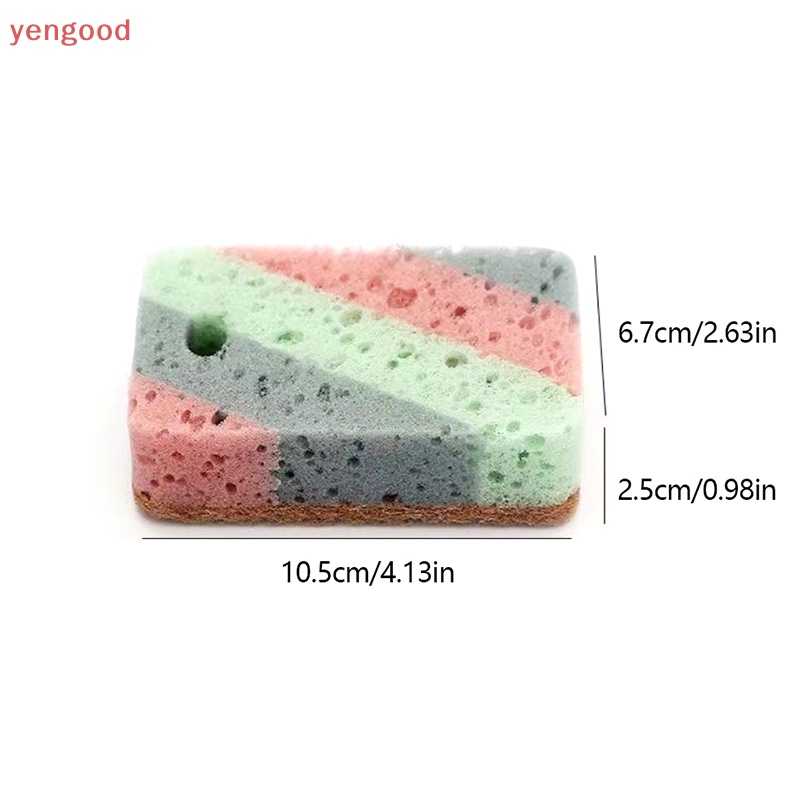 (YGD) Miếng Bọt Biển Rửa Chén Bằng Bột Cotton Nén Khí Khử Nhiễm Mạnh Có Thể Tái Sử Dụng Cho