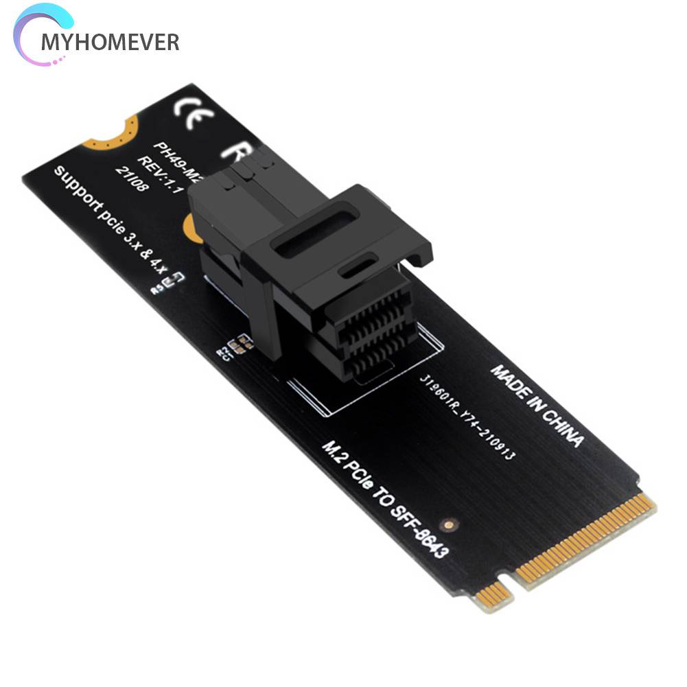 Thẻ Mở Rộng M.2 NVME Sang U.2 Mkey Pcie 4 Sang SFF8643 Cho Máy Tính