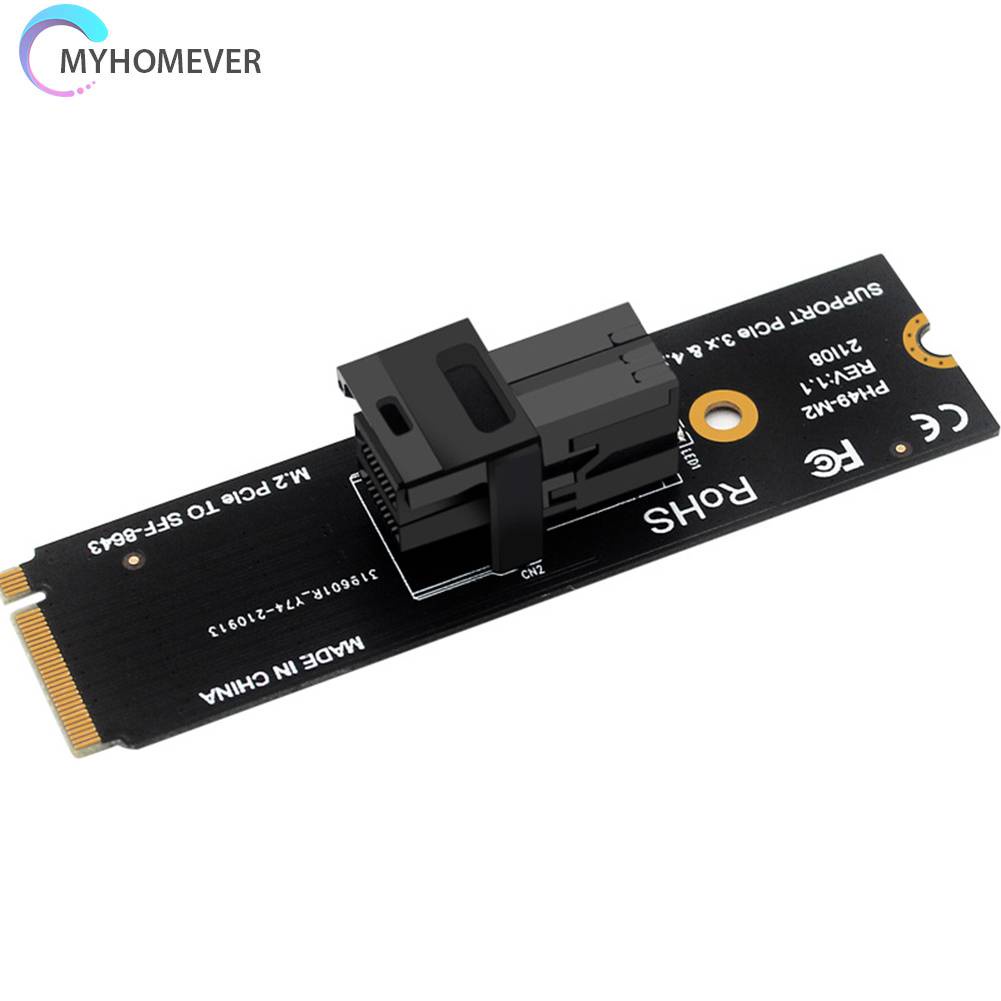 Thẻ Mở Rộng M.2 NVME Sang U.2 Mkey Pcie 4 Sang SFF8643 Cho Máy Tính
