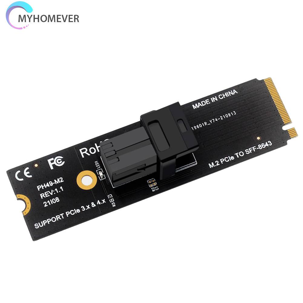 Thẻ Mở Rộng M.2 NVME Sang U.2 Mkey Pcie 4 Sang SFF8643 Cho Máy Tính