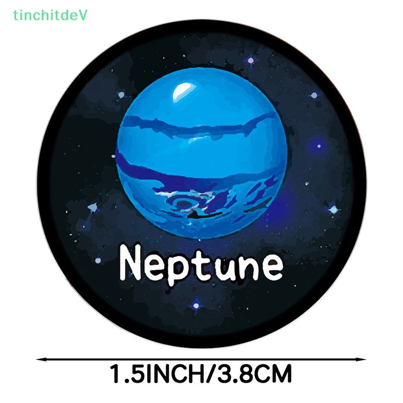 Sticker Dán Khen Thưởng Hình Hành Tinh Không Gian 2.5cm Dành Cho Trẻ Em