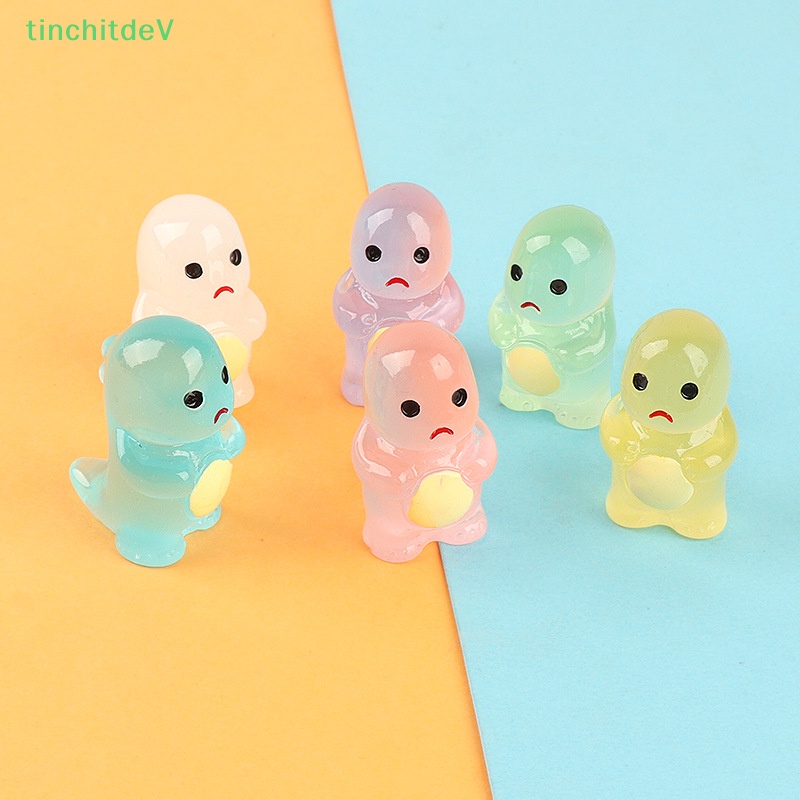 [TinchitdeV] 1 Mô Hình Khủng Long Hoạt Hình Mini Bằng Nhựa Resin Phát Quang