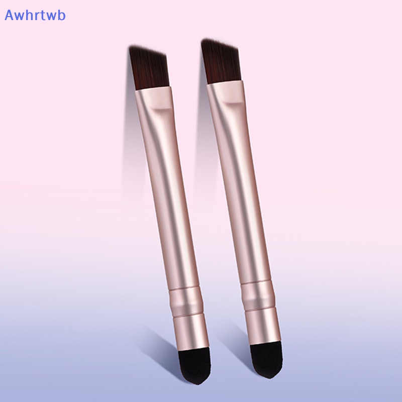 Set 3 Cọ Trang Điểm Phấn Mắt Hai Đầu Tay Cầm Ngắn Tiện Dụng Mới