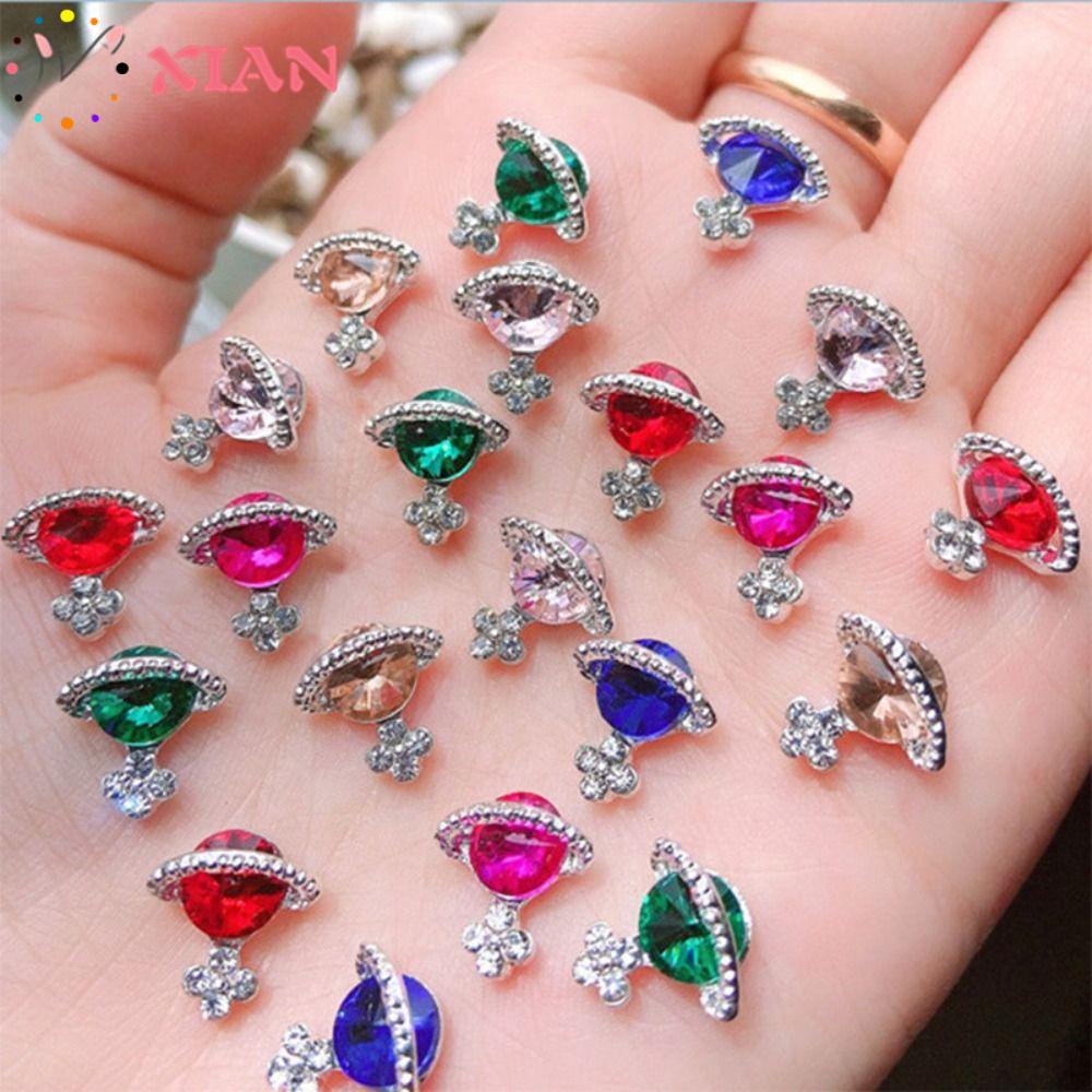 XIANTIN Phụ Kiện Kim Tuyến Lấp Lánh Trang Trí Móng Nghệ Thuật Thời Trang