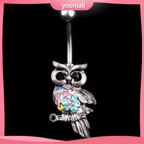 Khuyên RốN HìNh Cú MèO ĐíNh Đá Xinh XắN